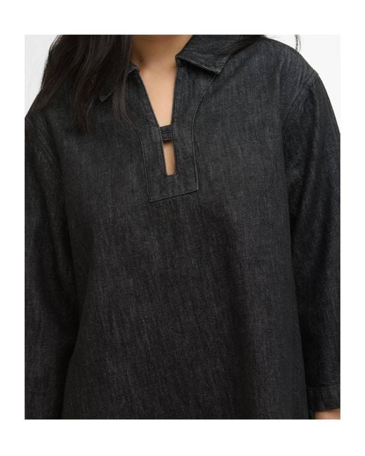 Barbour Black Myra Denim Dress
