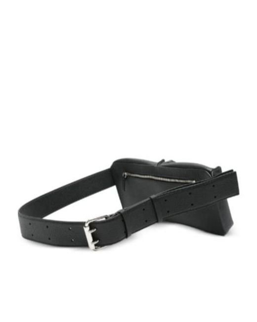 Givenchy Black Multipocket Leather Belt Bag for men
