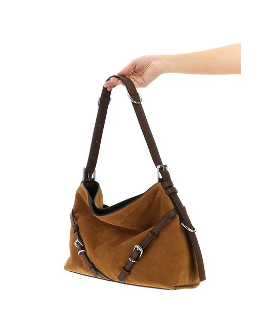 Givenchy Brown Voyou Medium Shoulder Bag
