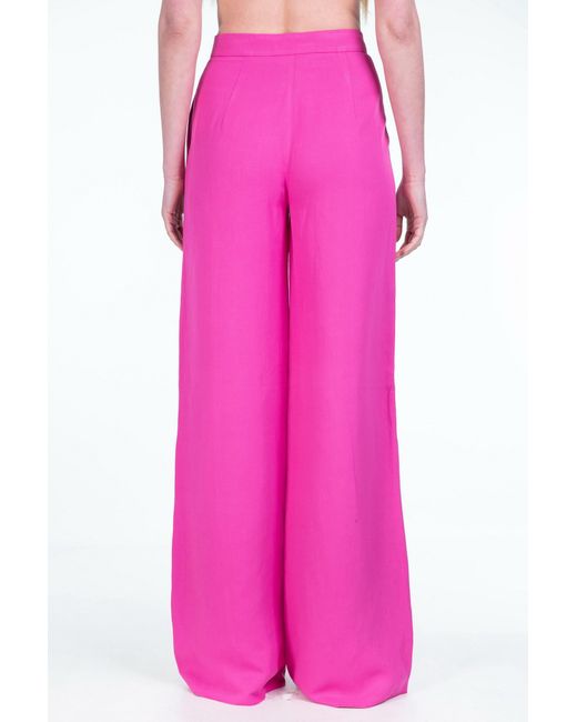 Max Mara Pink High-Waisted Casual Pants