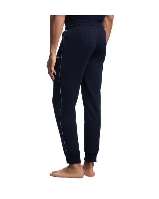 Emporio Armani Blue Sports Trousers for men