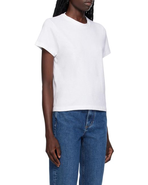Khaite White The Emmylou Crewneck T-Shirt