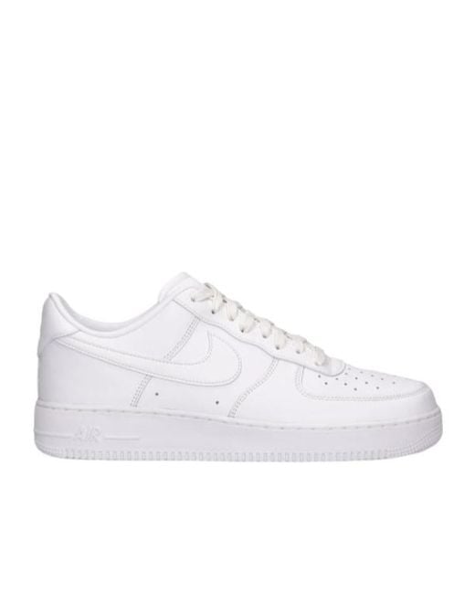 Nike White Air Force 1 '07 Low-Cut Casual Shoes