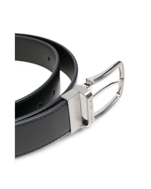 Emporio Armani Multicolor Logo-Engraved Buckle Belt for men