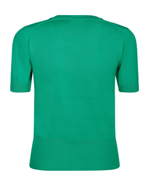 Vivienne Westwood Green Orb Embroidered Knitted Top