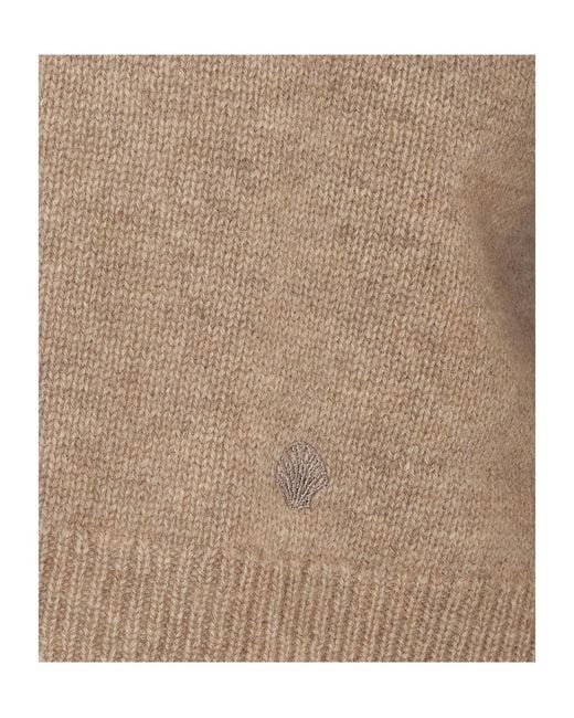 Loulou de Saison Natural Heike Cropped Button Cardigan