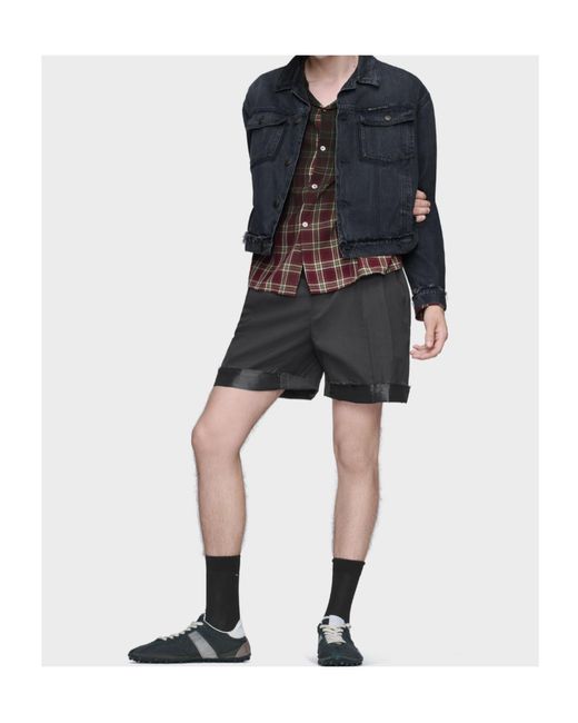 Maison Margiela Brown Ombre Plaid Buttoned Shirt for men