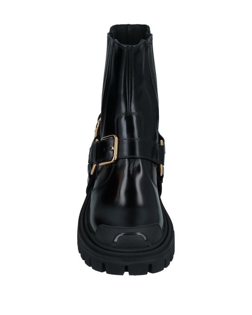 Dolce & Gabbana Black Leather Ankle Boot
