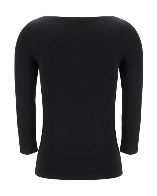 Wolford Black Long-Sleeved T-Shirt