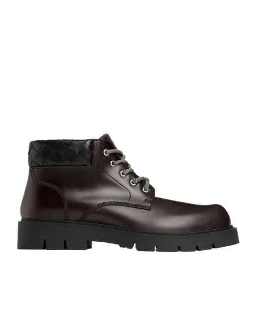 Bottega Veneta Black Haddock Cropped Boot for men