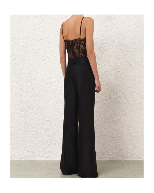Zimmermann Black Lace Teddy