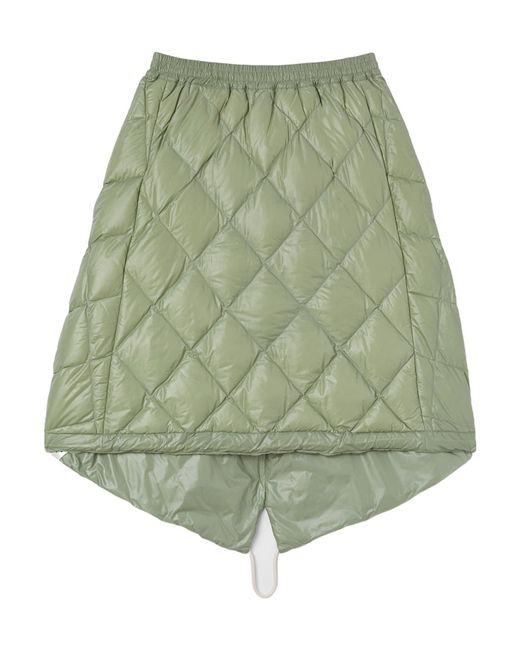 Jil Sander Green Down Skirt