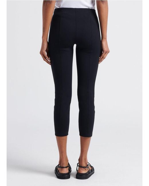 Theory Black High-Waisted Leggings