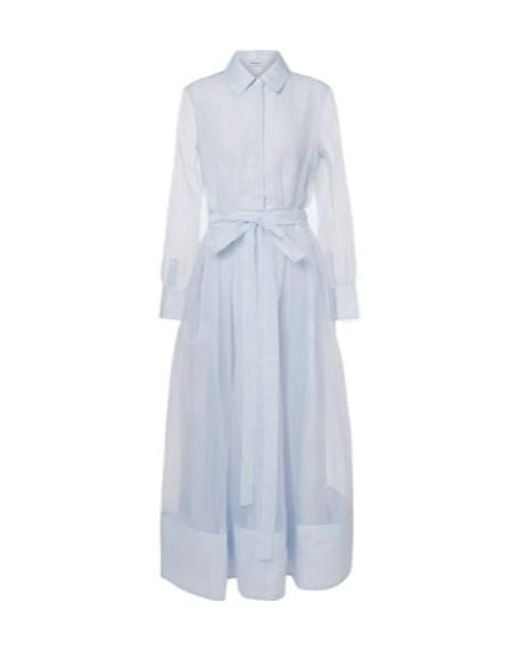 Jonathan Simkhai White Montgomery Shirt Dress