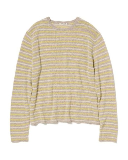 Auralee Natural Summer Cashmere Knit P/O for men