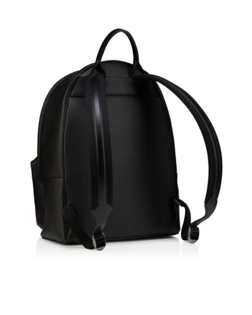 Christian Louboutin Black Nostalgic Leather Backpack for men
