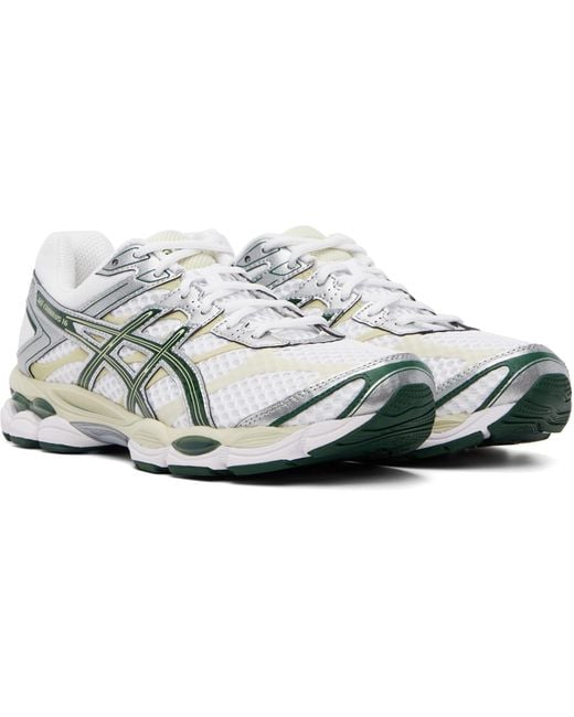 Asics White Gel Cumulus 16 Running Shoes for men