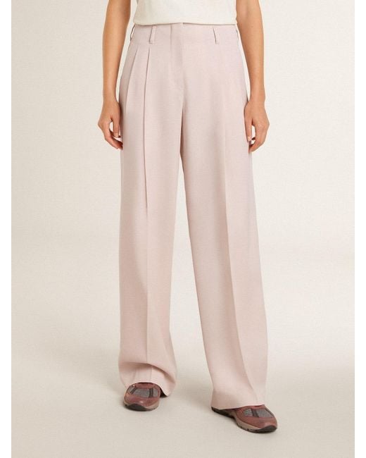 Golden Goose Deluxe Brand Pink Trousers