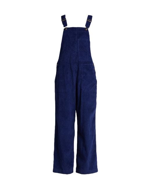 Farm Rio Blue Solid Color Jumpsuit