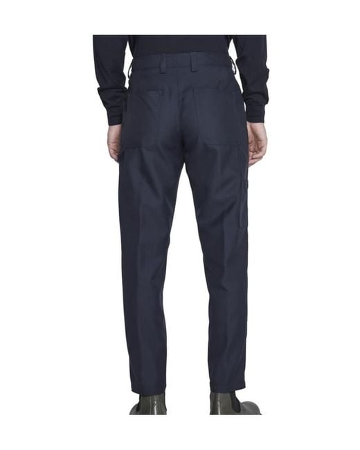 Pt Pantaloni Blue Pt Torino Straight-Leg Trousers for men