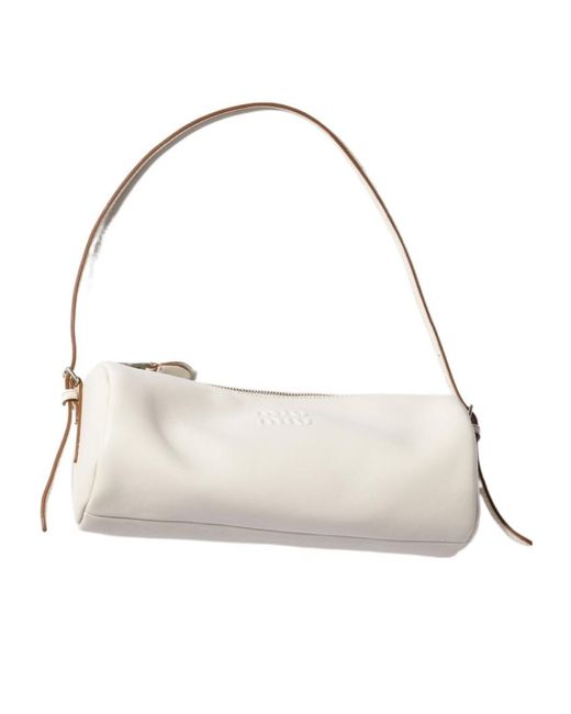 Miu Miu Natural Nappa Leather Pouch