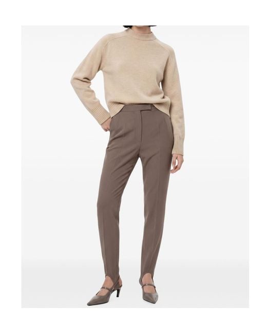 Soeur Natural Ribbed Crew-Neck Sweater
