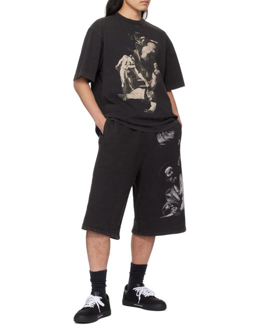 Off-White c/o Virgil Abloh Black Off- Sports Shoes `New Low Vulcanized` for men