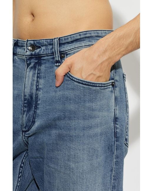 Rag & Bone Blue Belt-Loop Jeans for men