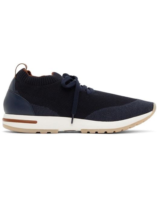 Loro Piana Blue Flexy Walk Sneakers for men