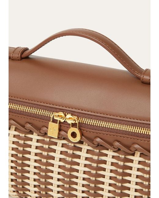 Loro Piana Brown Extra Pocket L19 Shoulder Bag