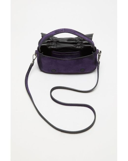 Acne Blue Multipocket Micro Clutch Bag