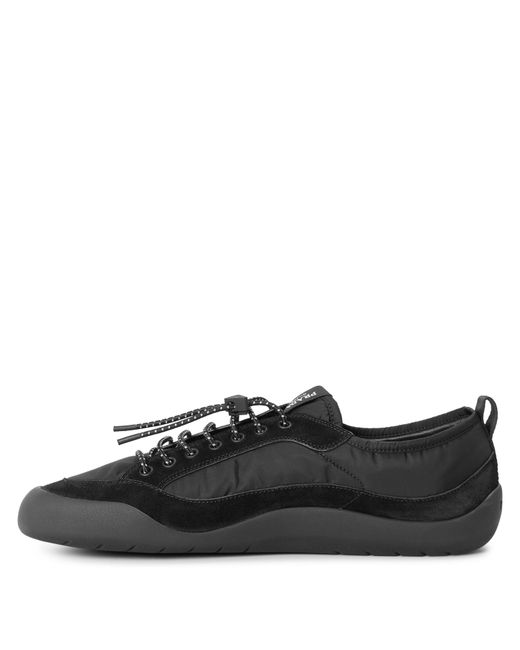 Prada Black Solid Color Low Top Trainers for men