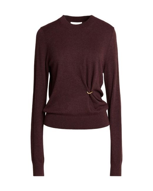 Isabel Marant Purple Crew-Neck Knit Top