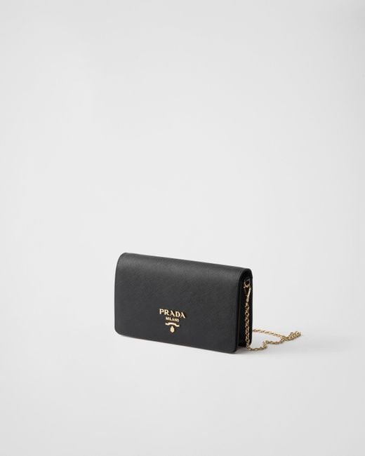 Prada Black Chain-Linked Shoulder Bag