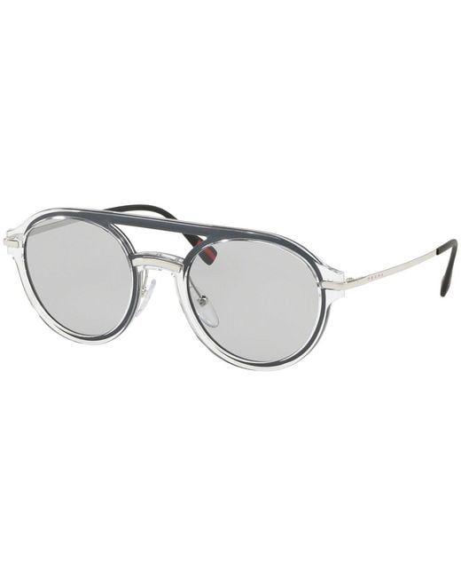 Prada White Logo Sunglasses for men
