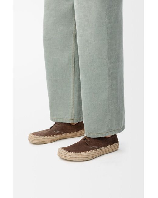 Loewe Brown Rio Debossed-Logo Espadrilles for men