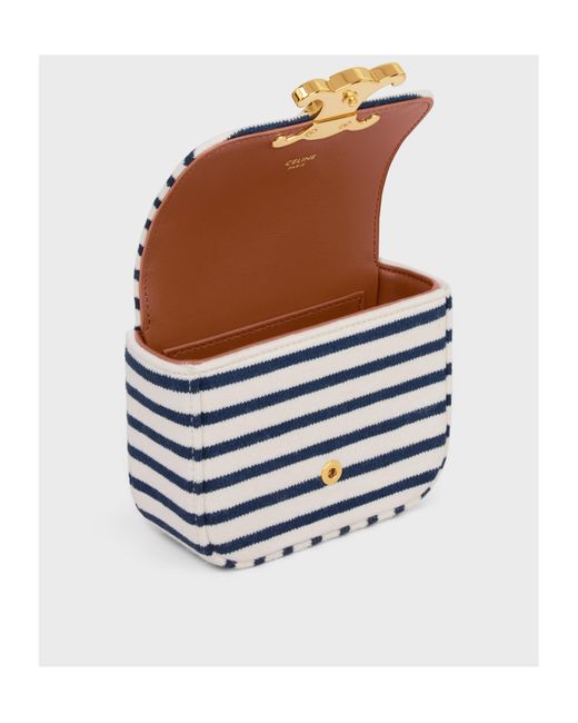 【CELINE】MINI CHAIN CLAUDE ショルダーバッグ MINI CHAIN CLAUDE IN NUBUCK CALFSKIN - CAMEL | CELINE