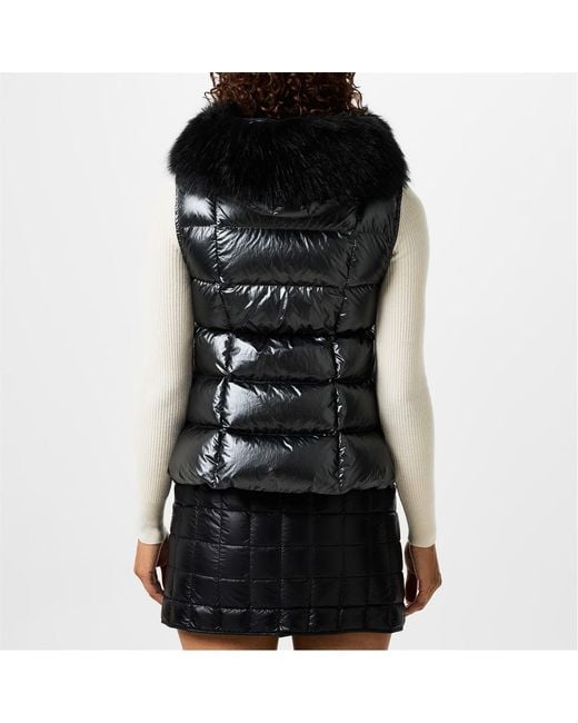 Moncler Black Sleeveless Down Jacket