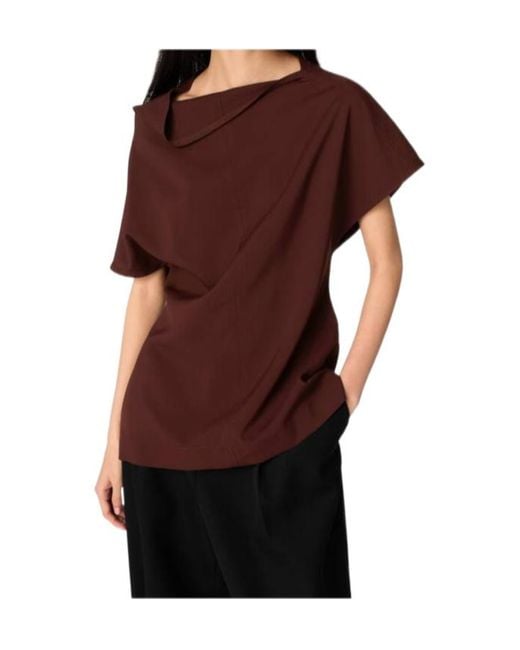Bottega Veneta Red Light Viscose Top
