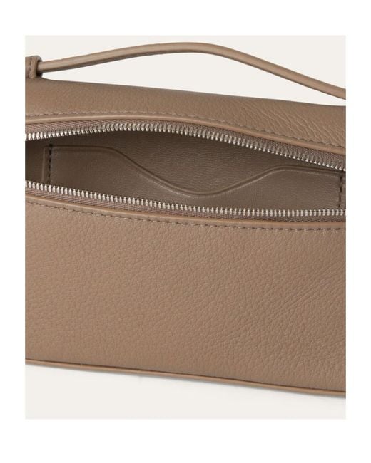 Loro Piana Natural Extra Pocket Mini Pouch