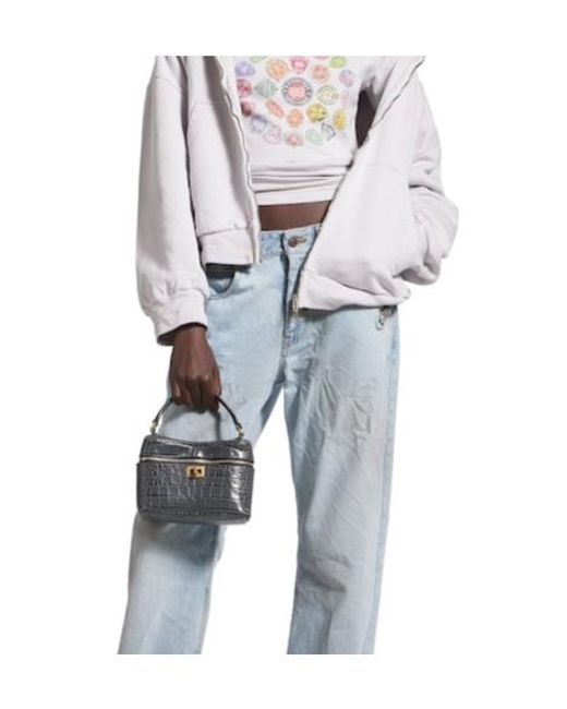 Balenciaga Black Rodeo Vanity Tote Bag