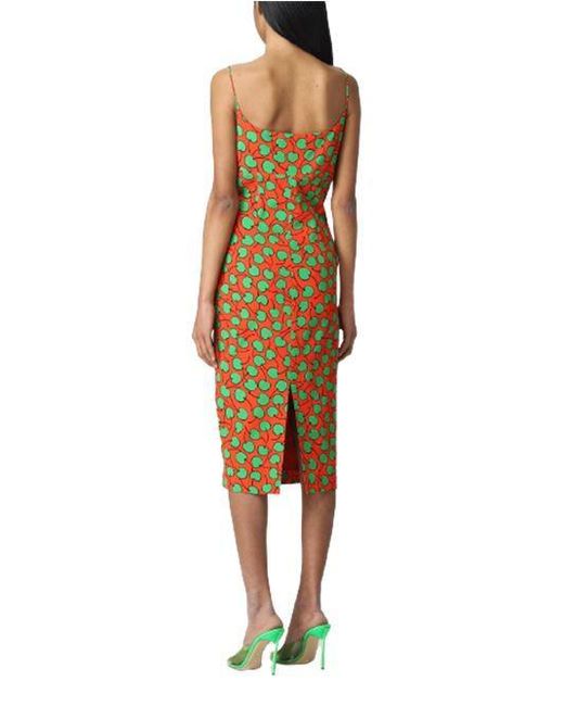 Moschino Metallic Printed Dress
