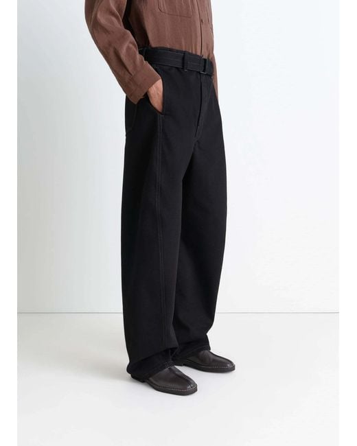 Lemaire Brown Piped Crepe Slippers for men