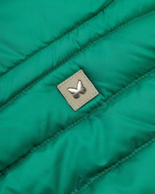 Weekend by Maxmara Green Logo Vest Down Jacket