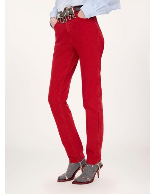 Chloé Tapered-Leg Jeans