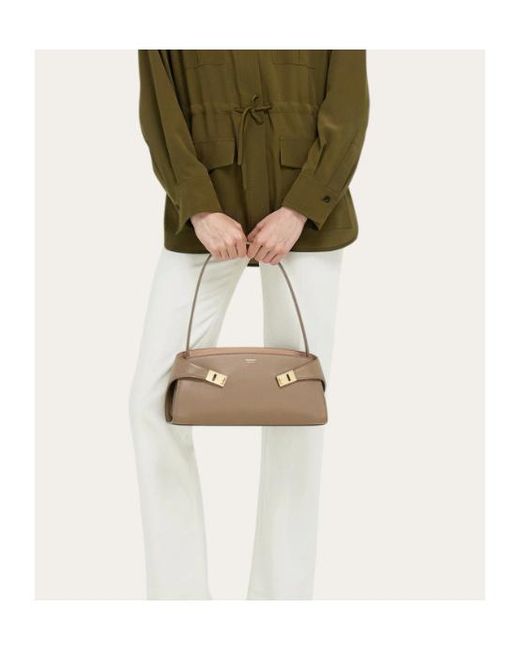 Ferragamo Natural Hug East-West Shoulder Bag