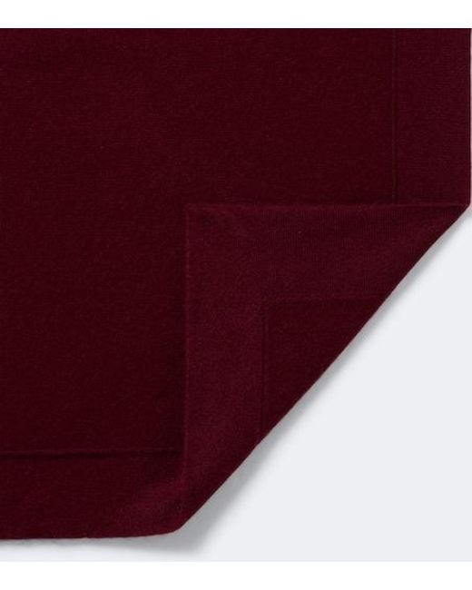 Lisa Yang Red Frieda Cashmere Scarf