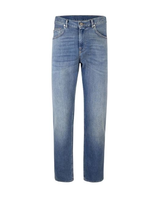 Eleventy Blue Slim Straight-Leg Jeans for men