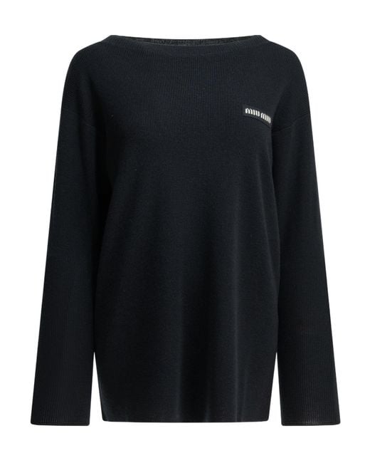 Miu Miu Black Wool Sweater