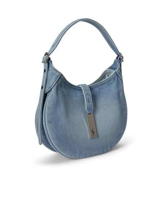 Polo Ralph Lauren Blue Id Small Shoulder Bag